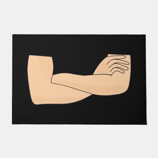 Kruisarmen Deurmat (Voorkant)