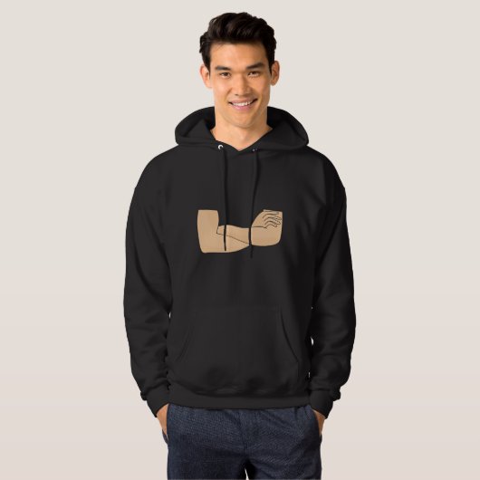 Kruisarmen Hoodie (Voorkant volledig)