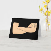 Kruisarmen Kaart (Gele Bloem)