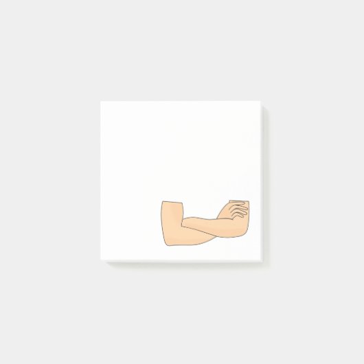 Kruisarmen Post-it® Notes (Voorkant)