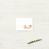 Kruisarmen Post-it® Notes (Op bureau)