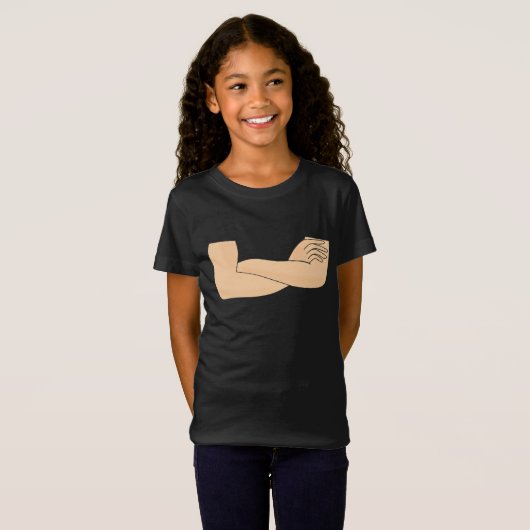 Kruisarmen T-shirt (Voorkant volledig)