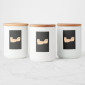 Kruisarmen Voedselcontainer Etiket (Flessen)