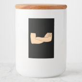 Kruisarmen Voedselcontainer Etiket (Voorkant)