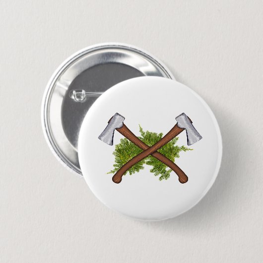 kruisassen ronde button 5,7 cm (Voorkant /achterkant)