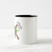 kruisassen tweekleurige koffiemok (Center)