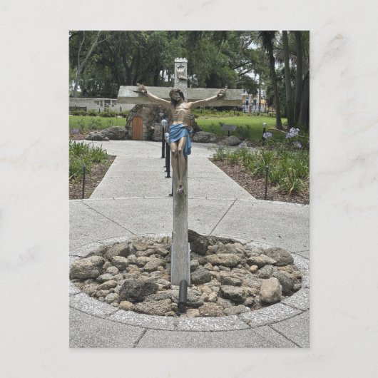 Kruisbeeld-herdenkingsmonument St. Augustine Flori Briefkaart (Voorkant)