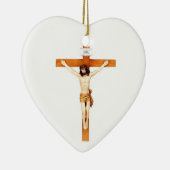 KRUISBEELD, KERAMISCH ORNAMENT (Rechts)