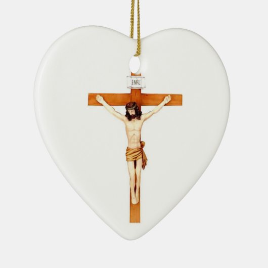 KRUISBEELD, KERAMISCH ORNAMENT (Rechts)