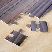 Kruisbeeld met Jezus Christus. Gotische Abdij van  Legpuzzel (Zijkant)