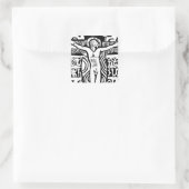 Kruisbeeld Sticker (Tas)