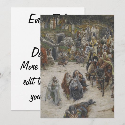 kruisbeeld van James Tissot Kaart (Voorkant / Achterkant)