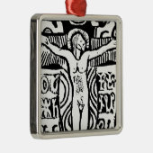 Kruisbeeldje Metalen Ornament (Rechts)