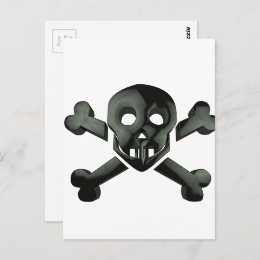 kruisbeenderen briefkaart (Voorkant / Achterkant)