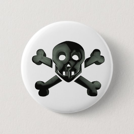 kruisbeenderen ronde button 5,7 cm (Voorkant)