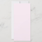 Kruisbegrafenisherdenkingsdienst Roze uitnodiginge (Achterkant)