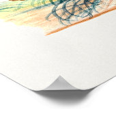 Kruisbek vogel poster (Hoek)