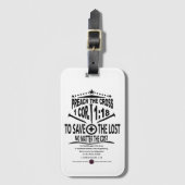 Kruisbericht Bagagelabel (Voorkant (verticaal))