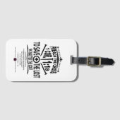 Kruisbericht Bagagelabel (Voorkant (horizontaal))