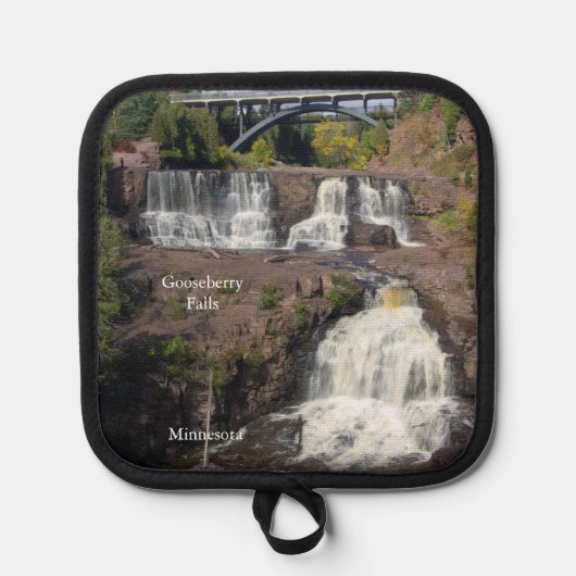 Kruisbes herfsten pothouder pannenlap (Voorkant)