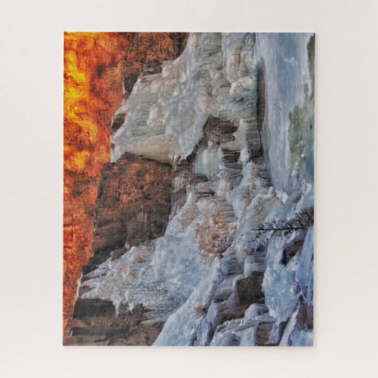 Kruisbessen Herfsten Minnesota, Winter Legpuzzel (Verticaal)