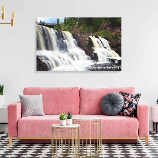 Kruisbessen Herfsten MN Canvas Afdruk (Insitu (Woonkamer))