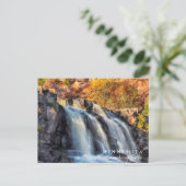 Kruisbeswatervallen Minnesota Briefkaart (Staand voorkant)