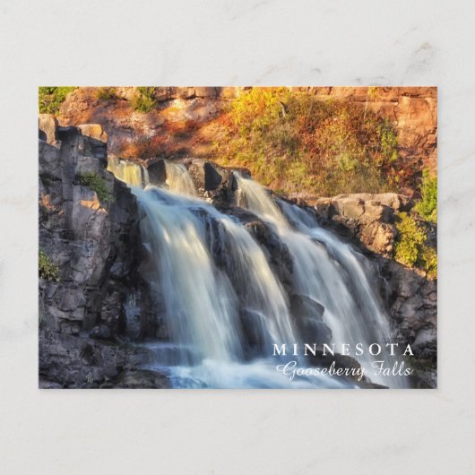 Kruisbeswatervallen Minnesota Briefkaart (Voorkant)