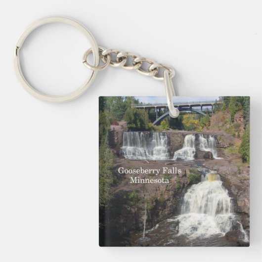 Kruisbeswatervallen-sleutelhanger Sleutelhanger (Voorkant)