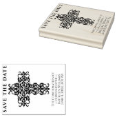 Kruisbevestiging De Christelijke datum opslaan Rubberstempel (Gestempeld)