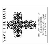 Kruisbevestiging De Christelijke datum opslaan Rubberstempel (Afrduk)
