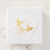 Kruisbloem Dank je Golden Bedankjes Labels (Met doos)