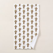 Kruisbloem Jezus Pasen Bad Handdoek (Handdoek)