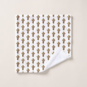 Kruisbloem Jezus Pasen Bad Handdoek (Wasdoekje)