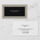 Kruisbrekende textuurvariatie visitekaartje (Voorkant / Achterkant)