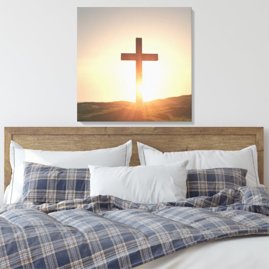 Kruiscanvas Canvas Afdruk (Insitu (Slaapkamer))