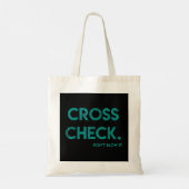 Kruiscontrole. Bleef het niet grappig citaatvliege Tote Bag (Achterkant)