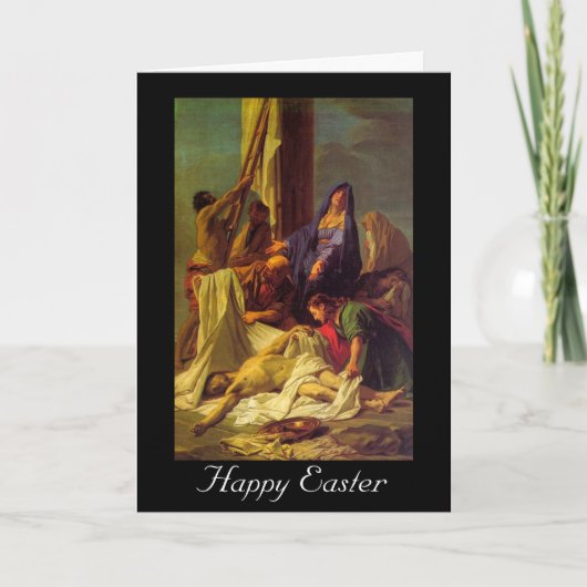 kruisdaling feestdagen kaart (Voorkant)