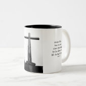 Kruisdiffuse Tweekleurige Koffiemok (Voorkant rechts)