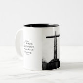 Kruisdiffuse Tweekleurige Koffiemok (Voorkant links)