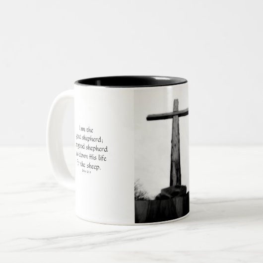 Kruisdiffuse Tweekleurige Koffiemok (Voorkant links)