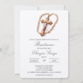 Kruisdoop in het Spaans Uitnodiging (Voorkant)