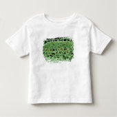 Kruisdoorsnede van leder kinder shirts (Voorkant)