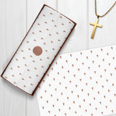 Kruisen - Bruin Tissuepapier