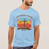 Kruisen die het verschil maken t-shirt (Voorkant)