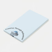 Kruisen door cadeau voor pensionering post-it® notes (Schuin)