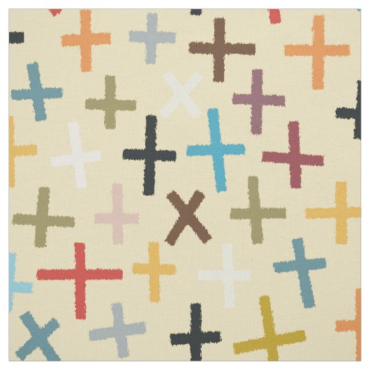 kruisen en kussens stof (Swatch)