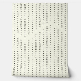 Kruisen en ZigZag Negatieve ruimte Wallpaper Behang