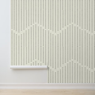 Kruisen en ZigZag Negatieve ruimte Wallpaper Behang