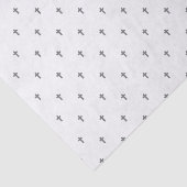 Kruisen - Grijs Tissuepapier (Detail)